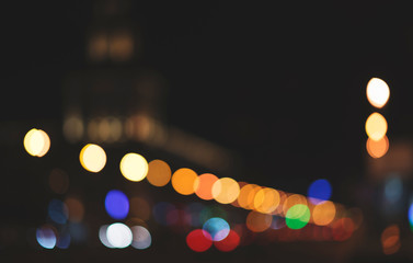 night city in blur