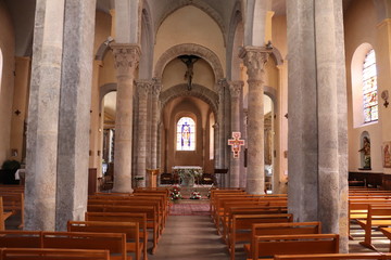 Ville de Monistrol sur Loire en Haute Loire - Auvergne - Eglise Saint Marcellin