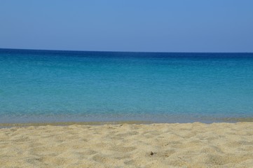 Fototapeta na wymiar Spiaggia a Naxos