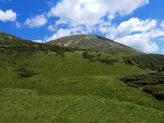Mount Hoverla in the Carpathians