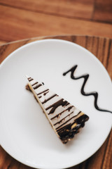 Raw vegan cake, banoffee pie