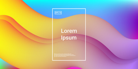 Modern Dynamic Flow Shapes with Fluid Glow Effect.