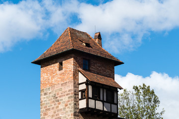 Fachwerkturm Stadtmauer Nürnberg 