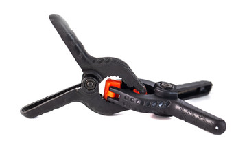 Obraz premium Platic clip used in photo studio for clamp background and other things