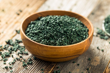 Raw Green Organic Algea Spirulina