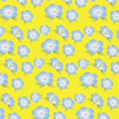 Fashionable pattern in small flowers. Floral background for textiles.