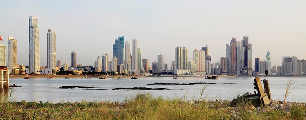 Fototapeta premium fachada desde el mar