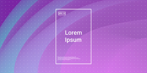 Creative layout flow shapes. Minimal Geometric gradient