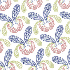 paisley pattern in vector. Ethnic pattern. Decorative ornament, 