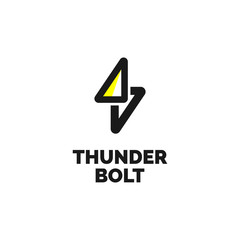 Thunder Bolt Logo Design Inspiration