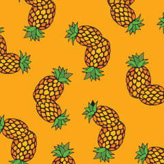 Fruit mix design for fabric and decor 