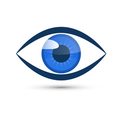 Icon eyes on a white background, logo. Vision. Eye health