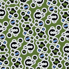 Geometric ornament for ceramics, wallpaper, textile