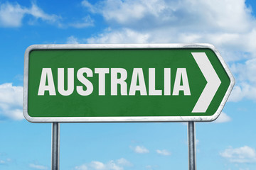 Australia Road Sign