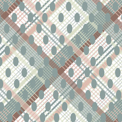 Tartan pattern. Geometric elements for fabric, textile