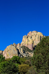 Fototapeta na wymiar The colorful Chiricahua Mountains are one of Arizona's famous sky islands