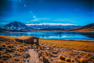 hermoso paisaje en San Pedro de Atacama, Chile