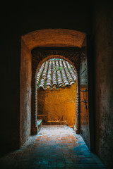 Fototapeta premium puerta de una kasbah en marruecos