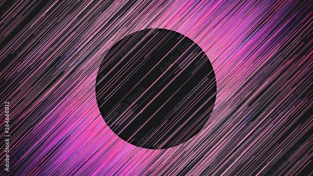 Aufkleber digital diagonal pink lines abstract background. computer generated geometric pattern. 3d rendering