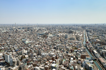 Fototapeta premium 東京下町の街並み
