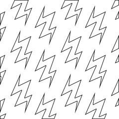 pattern of thunderbolts icons