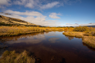 The lake at Glenorchy in New Zealand during Autumn