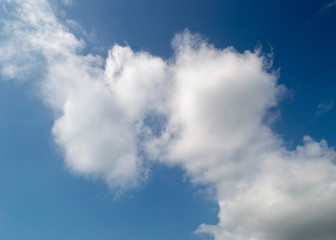 Clouds in Bright blue sky