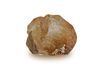 Rutile quartz raw rough and Still not grinding shape ,white Opaque stone
