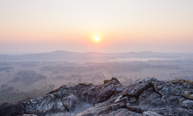 Sunrise at Pha Hua Rue Phayao Attractions Northern Thailand Travel