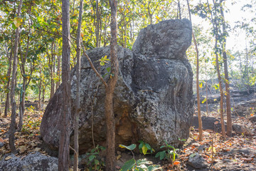 King Seat Stone or Rock at Phayao Attractions Northern Thailand Travel Front 2