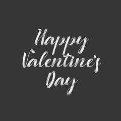 Lettering happy Valentines Day