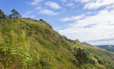 Landscape Mountain Phu Langka National Park Phayao Northern Thailand Travel