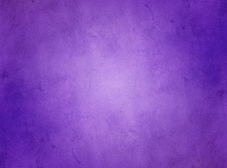 An elegant, dark purple, grunge parchment texture background with glowing center. 