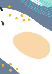 Colorful Abstract Painting / Digital Art / Background