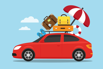 Fototapeta premium Travel by car
