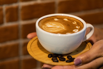  Backgrounds of Latte coffee.