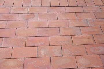 close up brick floor texture