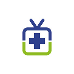 Obraz premium Medical and health care logo design vector template