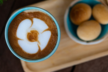  Backgrounds of Latte coffee.
