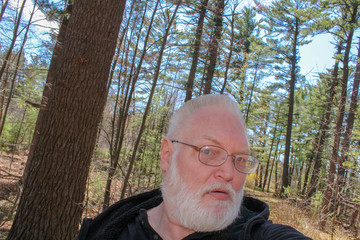 old man in the forest