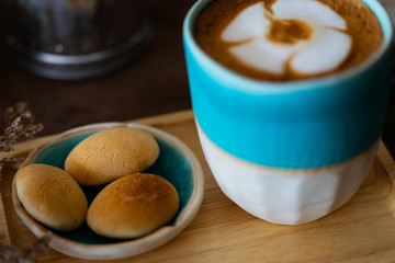  Backgrounds of Latte coffee.