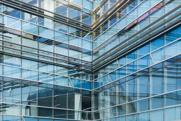Fototapeta na wymiar windows of modern building