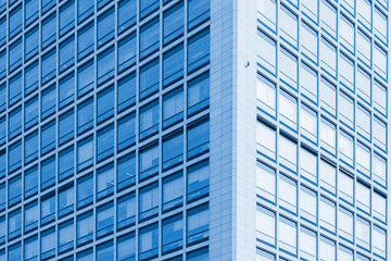 Fototapeta premium Abstract view of a skyscraper