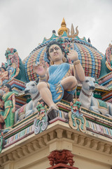 Obraz premium Sri Mariamman hindu temple in Singapore.