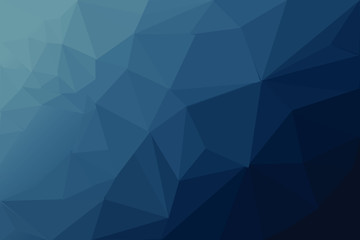 Dark Blue Lowpoly Background