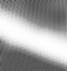 Abstract monochrome halftone. Vector background black and white of dots