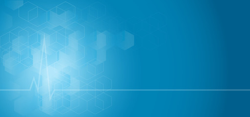 Obraz premium The abstract blue graphic for background content.