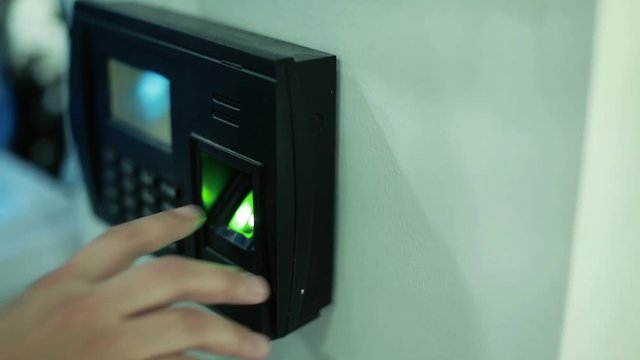 FINGERPRINT BIOMETRIC EMPLOYEE TIME CLOCK