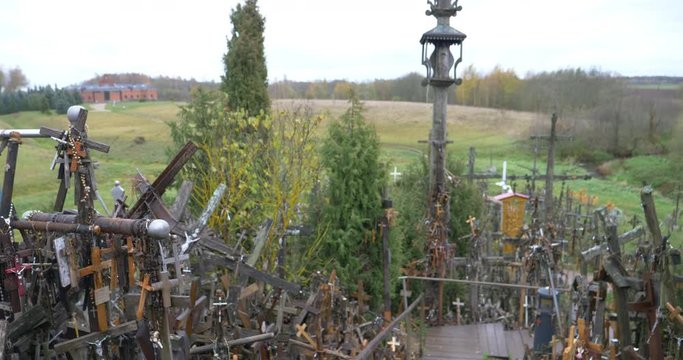 World cultural and Natural Heritage Hill of Crosses in Lithuania
