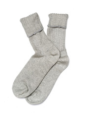 Socks on a white background 